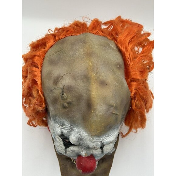 Vintage 2005 Smiley Evil Clown Mask Halloween REV Ghoulish Productions Scary - Picture 5 of 13